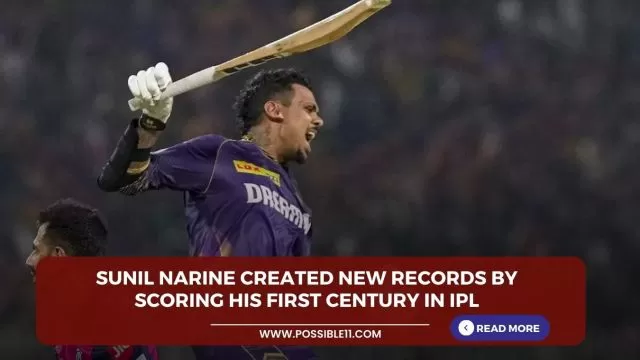 Sunil Narine created new records by scoring
