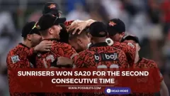 Sunrisers won SA20 for the Picture