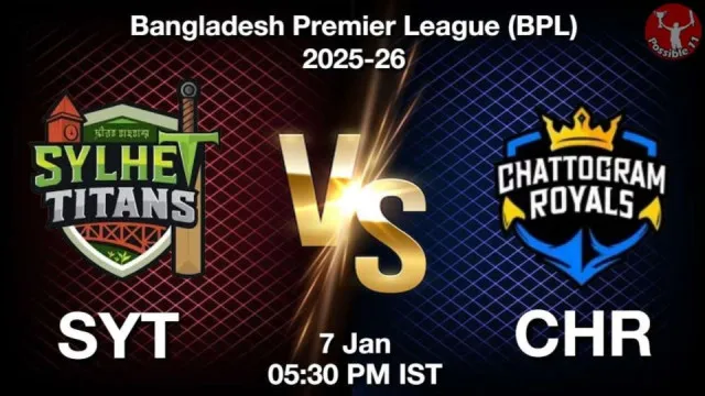SYT vs CHR BPL 2025-26, Pitch Report,