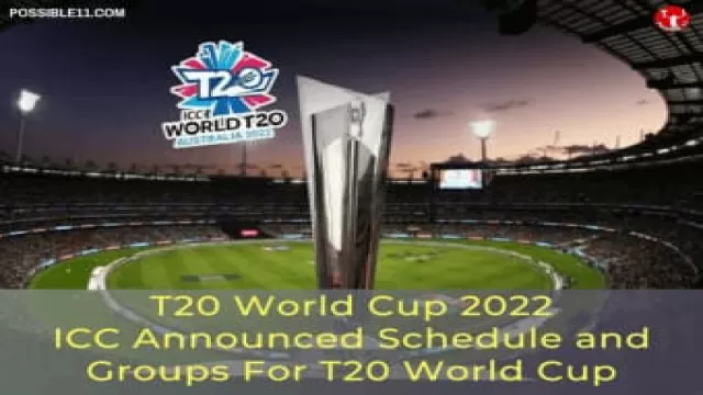 T20 World Cup 2022, ICC Announced Schedule