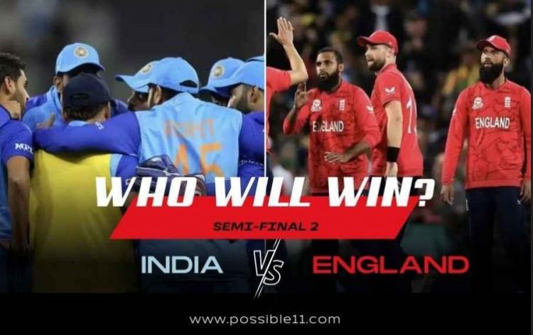 T20 World Cup 2022 Semifinal 2: India vs England, Who will win semifinal 2?