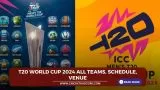 T20 World Cup 2024 All Teams, Schedule, Venue