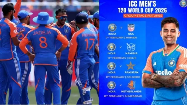 T20 World Cup 2026: India Full Schedule, Fixtures & Match Details