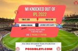 Tata IPL 2022, MI vs LSG: Mumbai Indians Knocked Out After 8 Losses