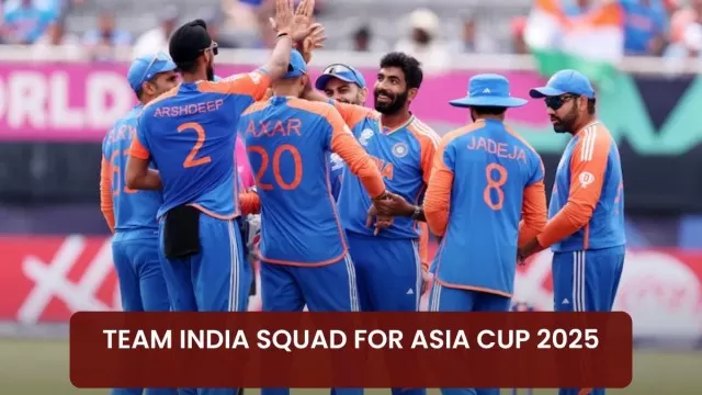 Team India squad for Asia Cup 2025