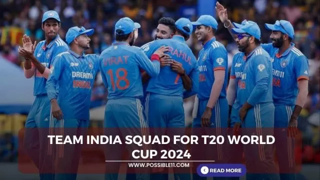 Team India squad for T20 World Cup