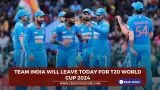 Team India will leave today for T20 World Cup 2024