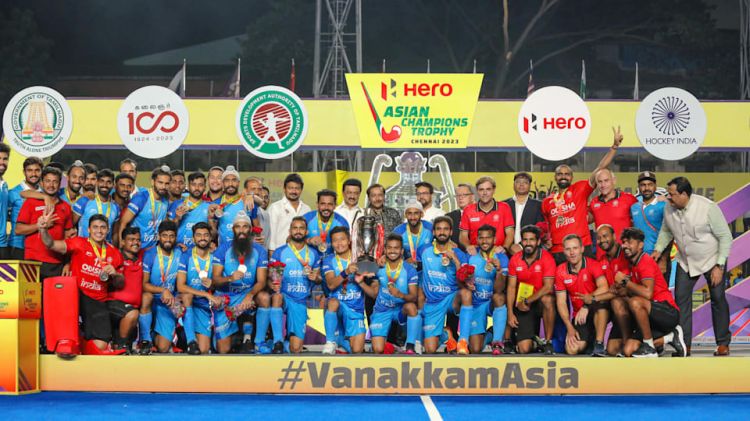 Team India won the Asian Hockey Champions Trophy for the fourth time