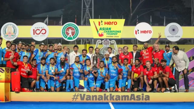 Team India won the Asian Hockey Champions