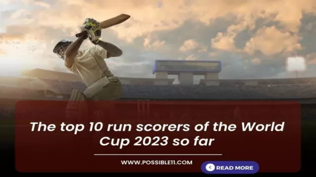 The top 10 run scorers of the