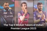 Top 5 Wicket Takers of Indian Premier League 2023