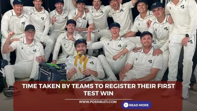 Time taken by teams to register their