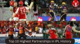 Top 10 Highest Partnerships in IPL History