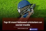 Top 10 most followed cricketers on social media