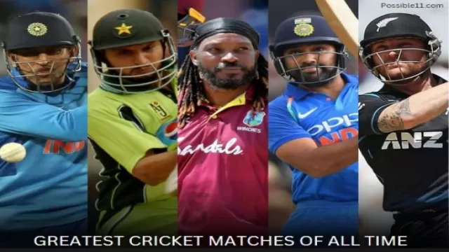 Top 10 Greatest Cricket Matches Ever Played