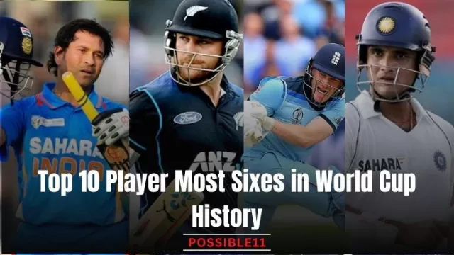 Top 10 Player Most Sixes in World