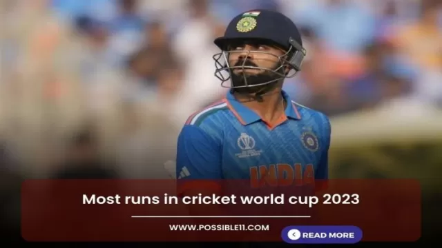 Top 10 Players With Most Runs In