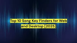 Top 10 Song Key Finders for