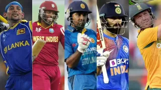 Top 5 batsmen who scored the fastest 500 runs in the T20 World Cup