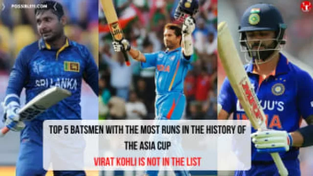 Top 5 batsmen with the most runs