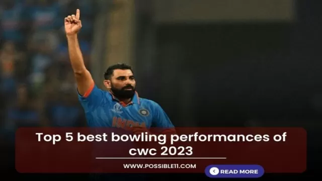Top 5 best bowling performances of cwc