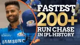 Top 5 Fastest 200 plus Run Chase in IPL history
