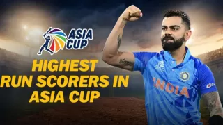 Top 5 highest run scorers in Asia Cup history