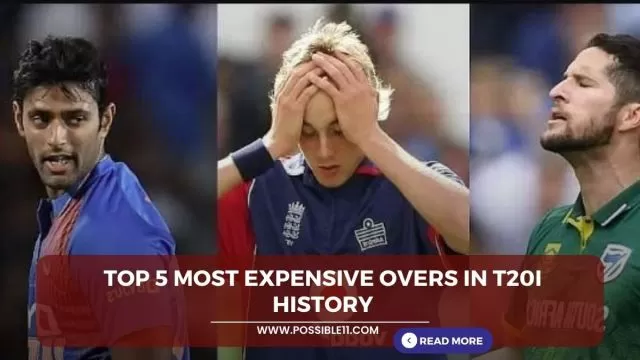 Top 5 Most Expensive Overs in T20I