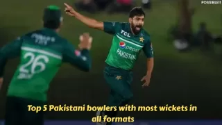 Top 5 Pakistani bowlers with most wickets in all formats