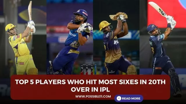 Top 5 players who hit most sixes