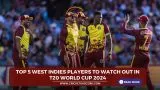 Top 5 West Indies players to watch out in T20 World Cup 2024