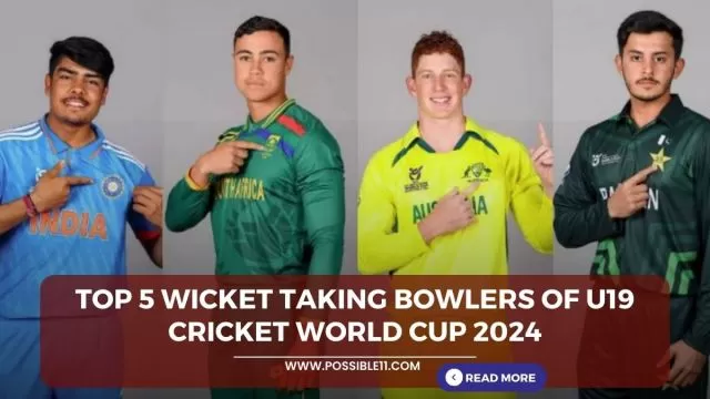 Top 5 wicket taking bowlers of U19