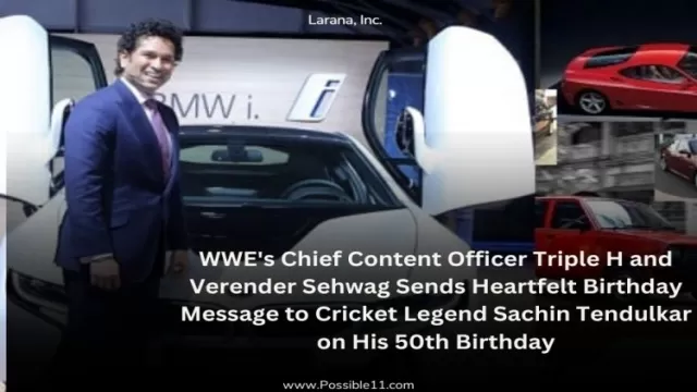 Triple H and Virender Sehwag sends a