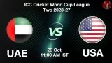 UAE vs USA: Pitch Report, Head-to-Head, Playing 11, AI Prediction