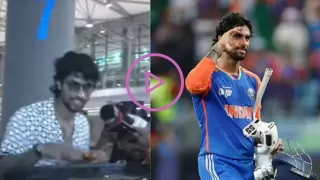 Video: Final match hero Tilak Varma received a warm welcome in Hyderabad