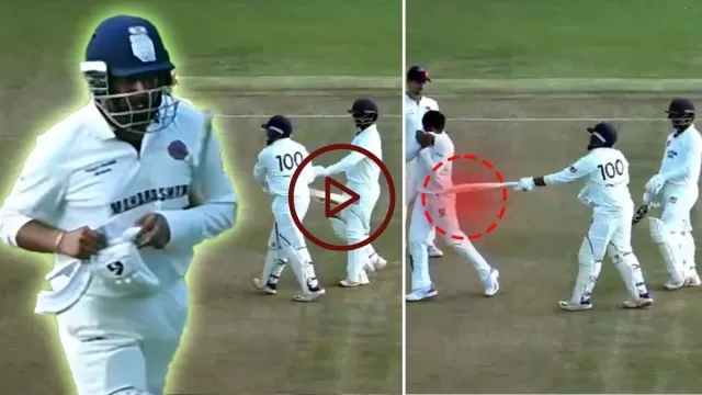 Video: Prithvi Shaw Tries to Hit Musheer Khan with Bat, Watch Full Fight 