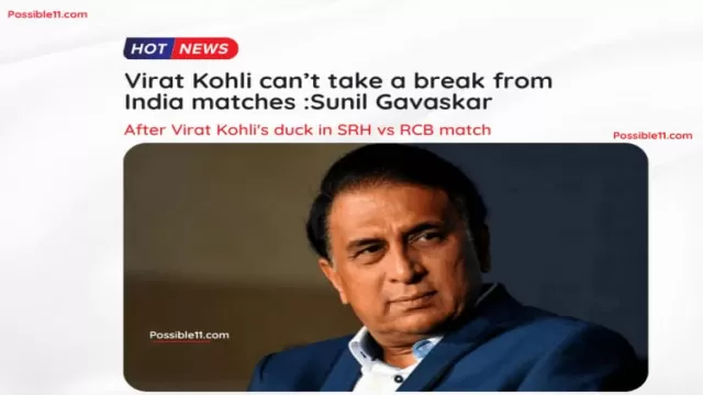 Virat Kohli can’t take a break from