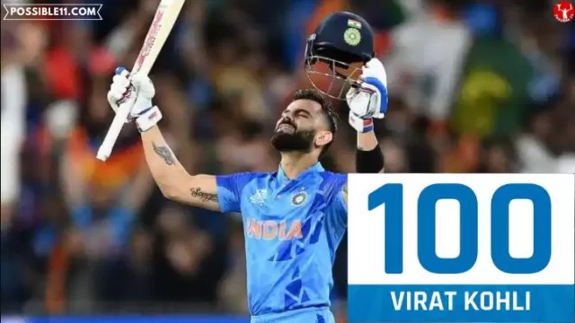 Virat Kohli completed his 72nd century with
