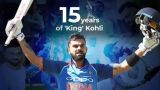 Virat Kohli completes 15 years in international cricket