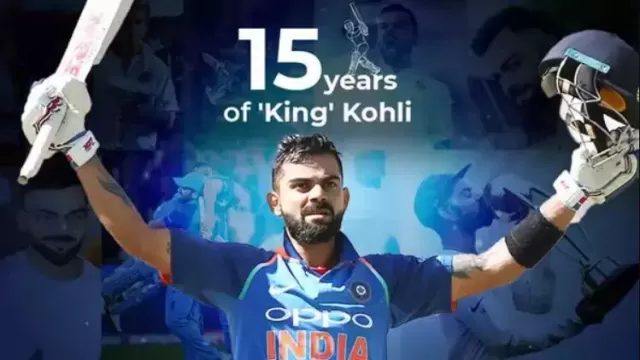 Virat Kohli completes 15 years in international
