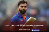 Virat one century away from 13,000 runs