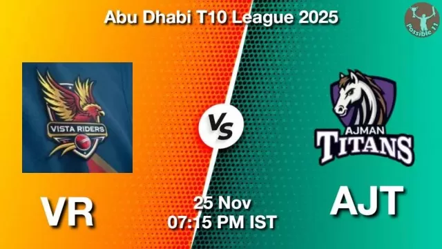 VR vs AJT, Pitch Report, Head to Head, Playing 11, AI Prediction