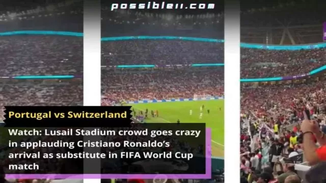 Watch: Crowd goes crazy on Ronaldo’s arrival