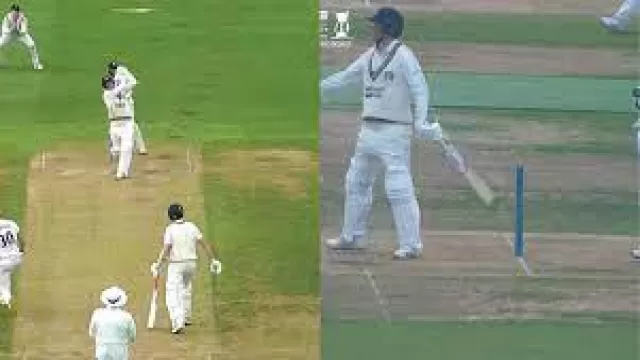 Watch England cricketer gets out in bizarre
