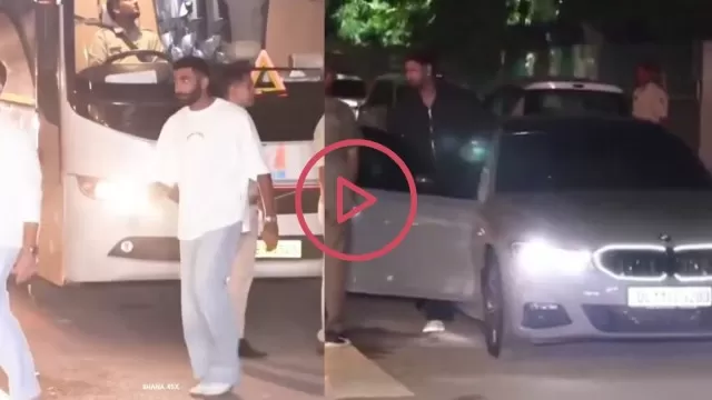 Watch Gautam Gambhir Team Dinner, Harshit Rana in a BMW