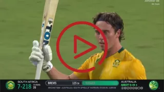Watch highlights of Dewald Brevis first