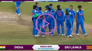 Watch India-W vs Sri Lanka-W highlights