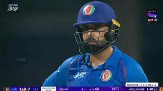 Watch: Mohammad Nabi hit 5 sixes against Sri Lanka in Asia Cup 2025