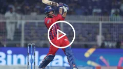 Watch Mukul Choudhary Helicopter Shot: Picture