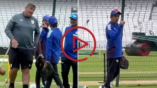 Watch Video of the argument between Gambhir and the pitch curator